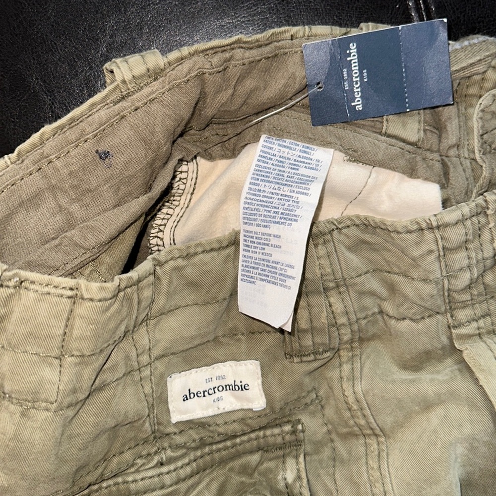 Abercrombie button fly drawstring cargo 10 NWT - Picture 9 of 12